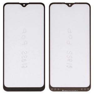 Housing Glass G+OCA PRO compatible with Xiaomi Redmi 8, Redmi 8A, with OCA film, black 