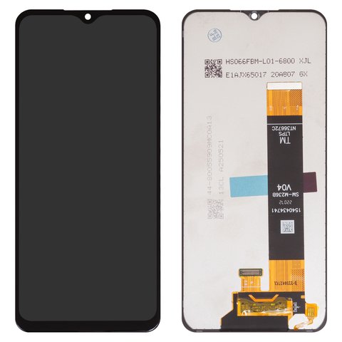 Дисплей для Samsung A135 Galaxy A13, A137 Galaxy A13, A236B Galaxy A23 5G, M135 Galaxy M13, M236B Galaxy M23, M336B Galaxy M33, черный, без рамки, High Copy, SM M236B V04