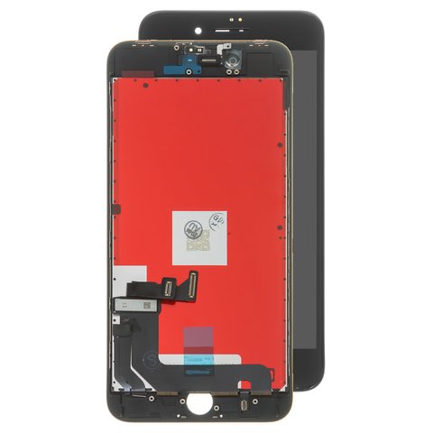 Pantalla LCD puede usarse con iPhone 8 Plus, negro, con marco, AAA, Tianma, con plásticos de cámara y sensor de acercamiento