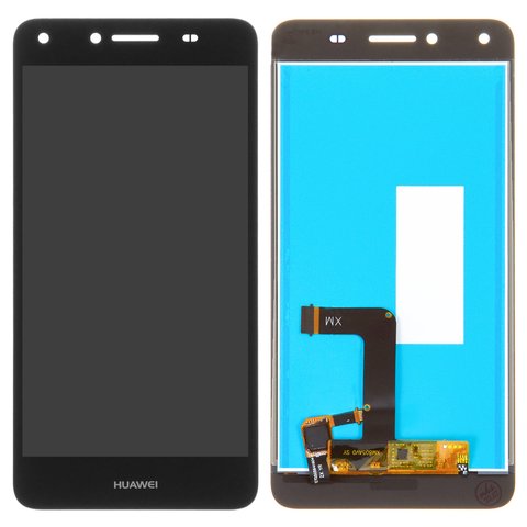 Pantalla LCD puede usarse con Huawei Y5 II, negro, clase B, sin marco, Copy, CUN U29 CUN L21 