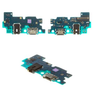 Cable flex puede usarse con Samsung A505F DS Galaxy A50, del conector de carga, con micrófono, Original PRC , placa del cargador