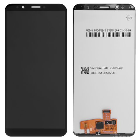 Pantalla LCD puede usarse con Huawei Honor 7C Pro 5,99", Y7 2018 , Y7 Prime 2018 , negro, sin logotipo, sin marco, High Copy