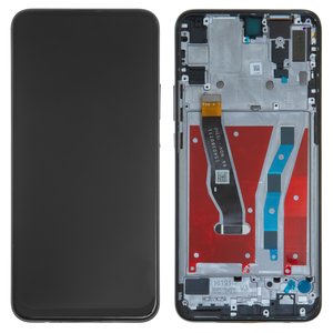 Pantalla LCD puede usarse con Huawei P Smart Z, negro, con marco, High Copy