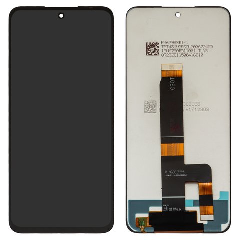 Pantalla LCD puede usarse con Xiaomi Poco M6 Pro 5G, Redmi 12, negro, sin marco, High Copy