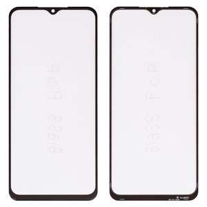 Vidrio de carcasa G+OCA PRO puede usarse con Samsung M135 Galaxy M13, con película OCA, negro