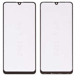 Vidrio de carcasa G+OCA PRO puede usarse con Samsung M325 Galaxy M32, con película OCA, negro