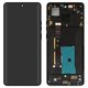 Pantalla LCD puede usarse con Motorola Edge 40, negro, con marco, Original (PRC)