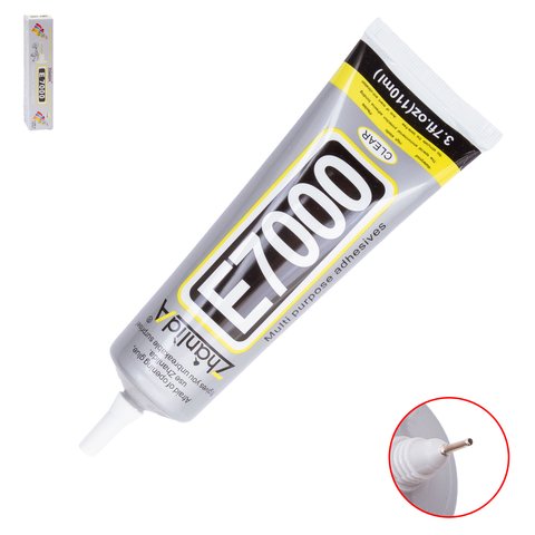 Adhesivos sellador Zhanlida E7000, universal, 110 ml, transparente
