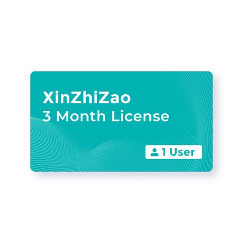 Licencia XinZhiZao por 3 meses 1 usuario 