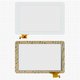 Сенсорний екран для China-Tablet PC 10,1"; Ritmix RMD-1027, білий, 259 мм, 12 pin, 169 мм, ємнісний, 10,1", #TOPSUN_F0027_A3/QSD E-C10016-02/PB101DR8356-R1