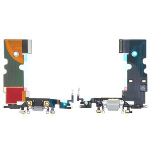 Шлейф для iPhone 8, iPhone SE 2020, iPhone SE 2022, конектора зарядки, білий