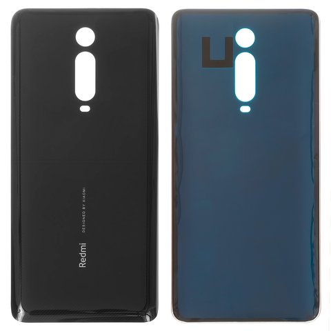 Задня панель корпуса для Xiaomi Redmi K20, Redmi K20 Pro, чорна, Лого Redmi