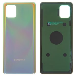 Задняя панель корпуса для Samsung N770 Galaxy Note 10 Lite, серебристая