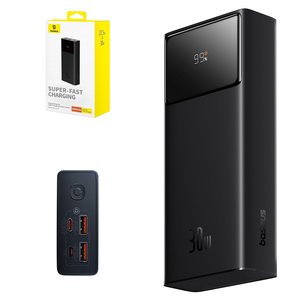 Power bank Baseus Star Lord Digital, 20000 мАг, 30 Вт, чорний, Fast Charge, #P10022904113 00