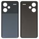 Задняя панель корпуса для Xiaomi Redmi Note 13 Pro Plus, черная, midnight black (Fushion Black)