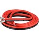 Провод в силиконовой изоляции 2x10AWG, 5,3 мм², 1 м, черный, красный, UL3135