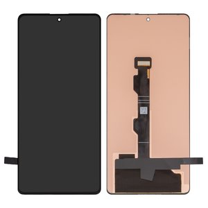 Дисплей для Xiaomi Poco M6 Pro 4G, Redmi Note 13 Pro 4G, Redmi Note 14S, чорний, без рамки, High Copy, OLED 