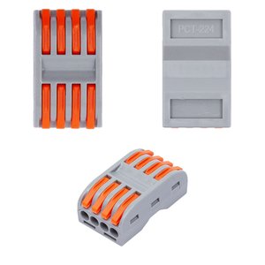 Клема швидкого монтажу PCT 224 424, прохідна, 0,08–4 мм², 250 В, 32A, тип 2