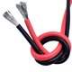 Провод в силиконовой изоляции 4AWG, 25 мм², 1 м, черный, UL3135