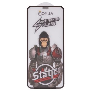 Защитное стекло для Apple iPhone 11 Pro, iPhone X, iPhone XS, совместимо с чехлом, Full Glue, Anti Static, черный, gorilla
