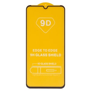 Захисне скло для Realme XT, сумісне з чохлом, Full Glue, без упаковки , чорний