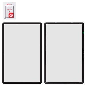 Скло корпуса G+OCA PRO для Samsung X510, X516 Galaxy Tab S9 FE, з ОСА плівкою, чорне