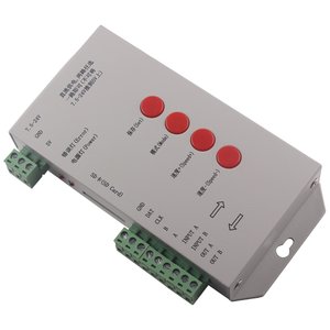 Контроллер RGB T-1000S HTL-034 (с поддержкой DMX 512, WS2811, WS2801, WS2812B, 15 A, SD-карта) Контроллер RGB T-1000S HTL-034 (с поддержкой DMX 512, WS2811, WS2801, WS2812B, 15 A, SD-карта)