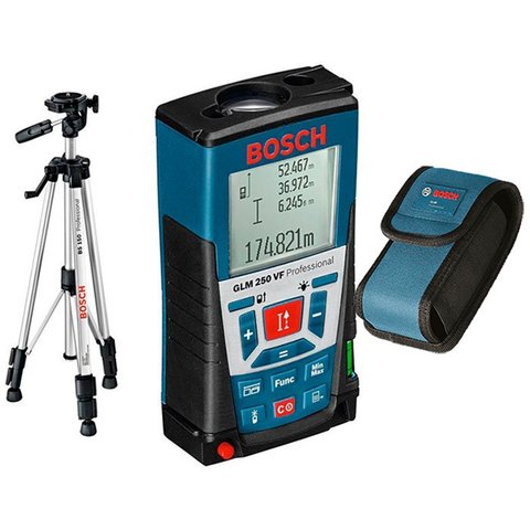 Лазерний далекомір Bosch GLM 250 FV + BS 150, 061599402J