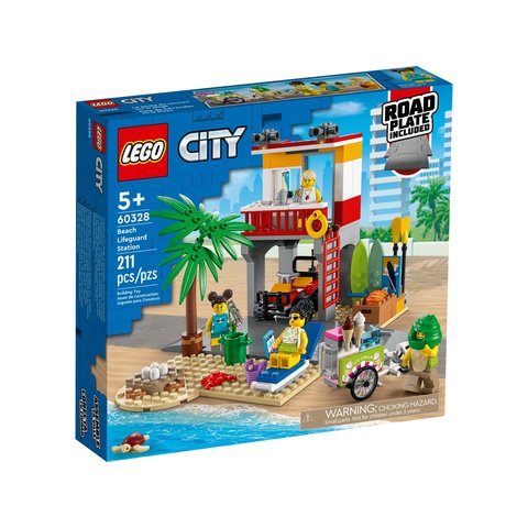 Конструктор LEGO City Рятувальний пост на пляжі 60328 
