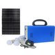 Estación de energía solar portátil DC 20 W, 12 V / 12 Ah, Poly 18 V / 20 W